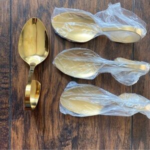 Inspirational Curved Handle Spoons, Set of 4